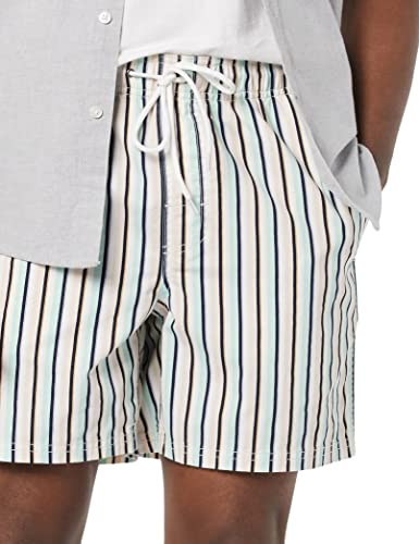 Image of Amazon Essentials Men's 8 inch Inseam Relaxed-Fit Cotton Drawstring Pull-On Walk Shorts, Summer-Weight