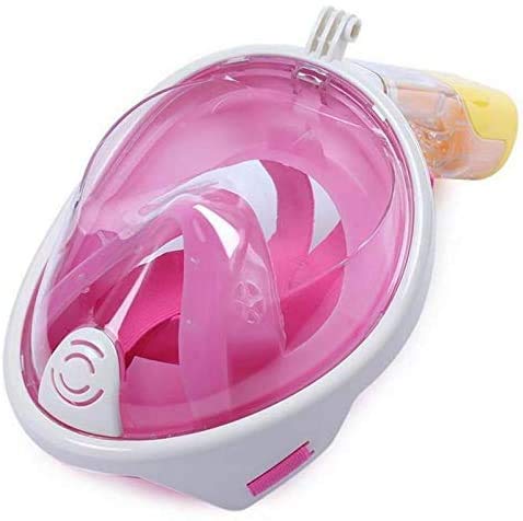 Snorkel Mask Panoramic View Scuba Diving Mask with Panoramic Full Face Design- Longer Ventilation Pipe, Watertight, Anti Fog & Anti Leak Technology,for Diving Swimming