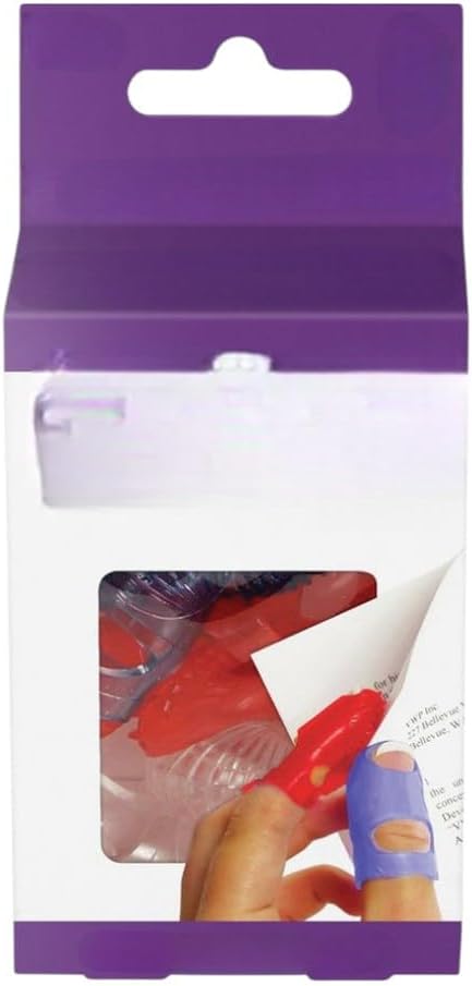 Power Tools For LEE 61050 Size 5 Tippi Micro-Gel Fingertip Grips - Small, Assorted (10/PK) Mod-C26PO-2576