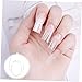 NOLITOY 1 Nail Extensions Grooming Extend Beauty Fiberglass Silk Nail Fiberglass Long False Nails Nail Art Extension Fiber Tips Gel Nails Strand Fiberglass for Nail Extension Strip