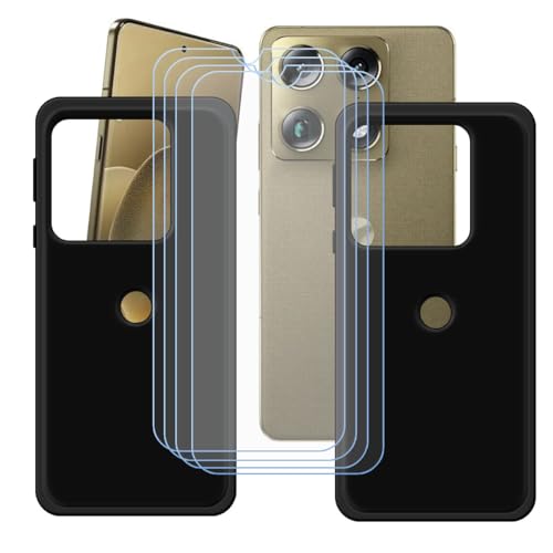 CongJiaLingXi [2�p�b�N]�̂��߂̍����V���R�[���J�o�[�K�p Motorola Moto X70 Air Pro (6.8") + [4 �p�b�N] HD �E �����K���X