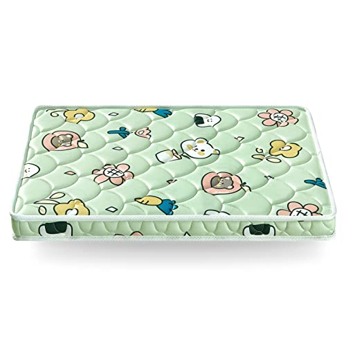 Mini Crib Mattress Topper - Suitable For [Crib Mini Crib] 38 X 24 X 4 Inches - Non-Toxic, Quiet, Soft, Odor Free Foam - Printed Cartoon Pattern | Suitable For Most Portable Mini Cribs #TOP1