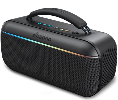 dbsono Portable Bluetooth Speaker Wireless: 100W(Peak) SoundPulse 2.0 with...