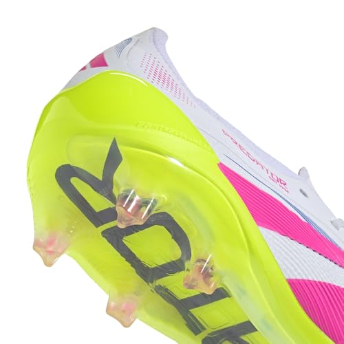 Image of adidas Elite Firm Ground Soccer Cleats - Pink, White