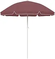 Guarda-sol de Praia 2,20 m com Proteção UV, Altura Ajustável 1,80–2,30 m e Bolsa para Transporte