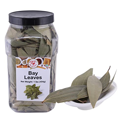 Taj Indian Bay Leaves (Tej Patta), 16Oz Jar #TOP1