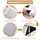 12 PCS Teppichklebeband Teppichgreifer für Hartholzböden und Fliesen, halten Bereich Teppich flach, wiederverwendbar waschbar Klebeband, große Pad Greifer, rutschfest wasch
