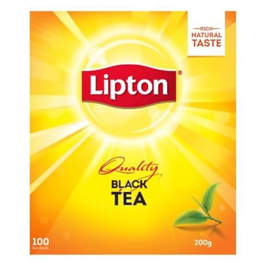 Lipton Tee Taschen Qualität Schwarz 200gm 100s
