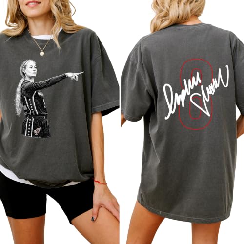 Sophie Cu.nningham Point Signature Shirt Womens Basketball Fan T-Shirt Point Guard Graphic Tee Game Day Supporter Shirt Athletic Sports Top for Basketball Lovers Black