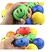 MyMagic 24 Pieces of Foam Smile PU Balls, Stress Balls，Stress Relief Balls, Fun Party Balls Kids Play Ball Tent Ball Toddler Ball Carnival Reward Party Bag Gift