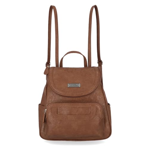 Image of MultiSac womens Major Backpack, Pecan Flowers, One Size US