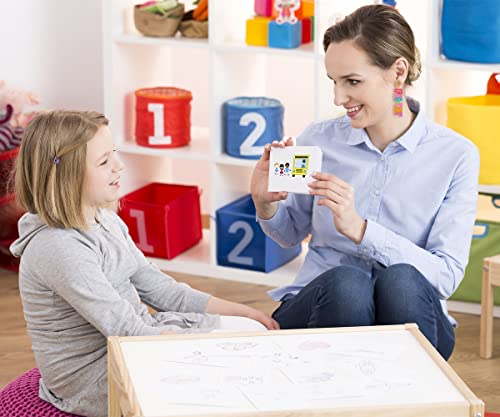 FRI-YAY Books Rhinestone Letter Drop Earrings - Delicate Beaded Dangle Earrings for Women - Colorful Teacher Appreciation Gift4