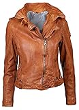  Gipsy Damen Lederjacke Fancy Größe XXL Braun (braun)