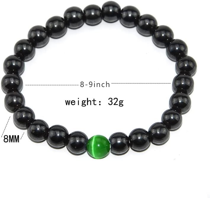 CSIYANJRY99 Lymphatic Drainage Obsidian Anklet,Therapy