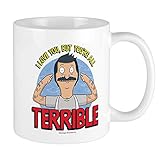 I Love You But You're All Terrible Funny 11oz Coffee Cup Gift Idea for Father's Day Christmas Birthday Anniversary Holiday Gift Exchange White Elephant