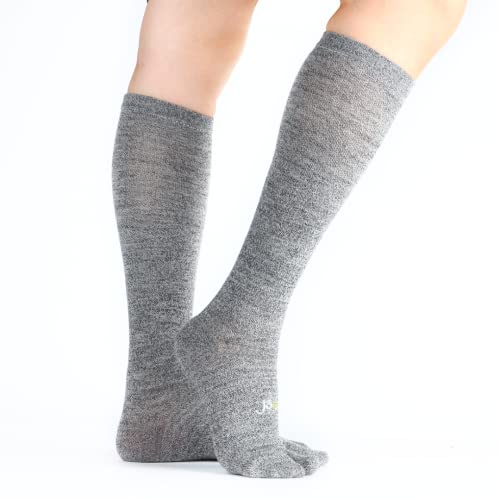 ja vie JAVIE Comfy Flip Flop Tabi Socks 76% Merino Wool Compression Split Toe Socks for Women & Men3