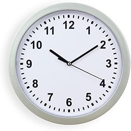 Reloj de pared con gran espacio de almacenamiento oculto para teléfonos celulares en efectivo de joyería, reloj de pared redondo vintage (9.8 in de