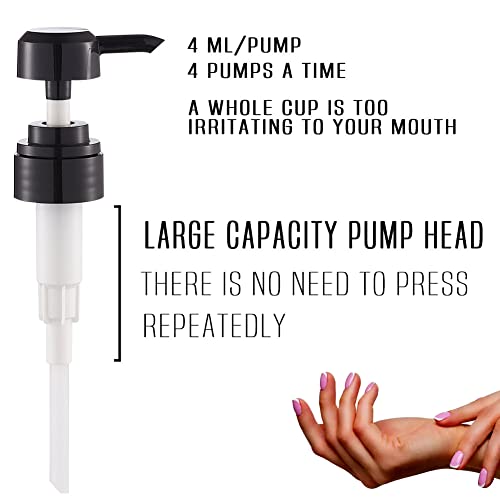 Onsogi Mouthwash Dispenser With Wood Cup Holder For 3 Oz Disposable Cups, 16 Oz White Glass Mason Jar With Rust-Proof Plastic Pump And Lid For Farmhouse Vintage Boho Modern Bathroom Decor #TOP2