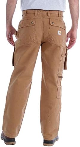 Carhartt EB219.BLK.S389 Washed Duck Multi Pocket Tech Pant