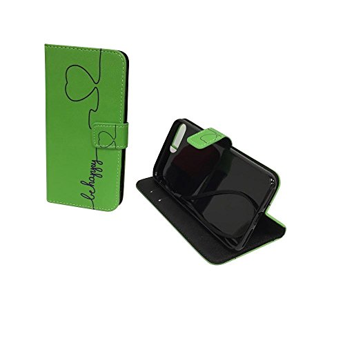 Étui iPhone 8 Plus Be Happy vert pour une protection pleine de joie