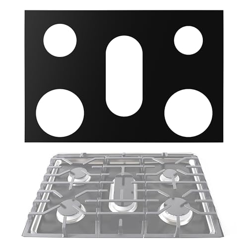 Stove Cover Protector for LG 30 Inch Gas Range | Compatible with Models LRGL5825 LRGL5823 LSGL6335DF LGLDG4315 LRG4115 LRG4113 LDG4313 & More | 0.4MM Thickness Reusable Stove Burner Covers