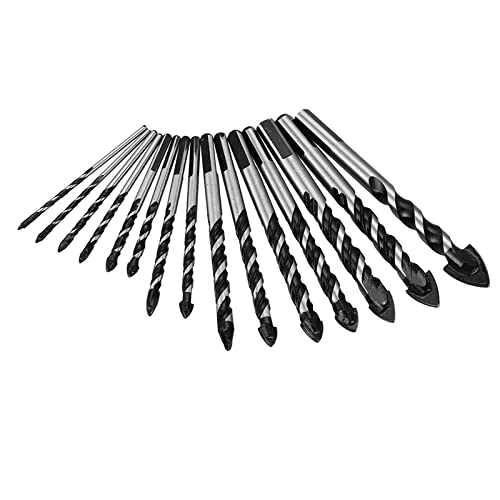 Set de brocas para cerámica y vidrio 15 piezas 3mm-16mm miniatura 1