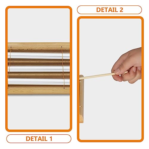 VICASKY Carrilhão De Energia Com Malho Sino Instrumento De Percussão Musical Para Sala De Aula De Me