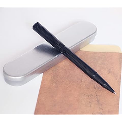 atokiss Black Forest Rollerball Pen Executive Classic Design with Sliver Metal Pen Case Set Cover