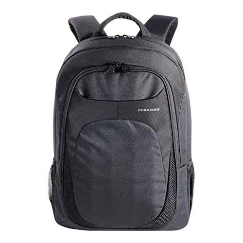 Tucano-Work Rucksack für 15,6-Zoll-Computer. Rucksack für PC mit Tasche für Laptop, MacBook, iPad und Tablet. Für Reisen und Universität. Trolley Band. Herren und Damen