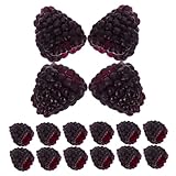 POPETPOP 16pièces Simulation De Framboise Artificielle Décor De Fruits Modèle De Faux Fruit pour Cuisine Et Photo Accessoire De De