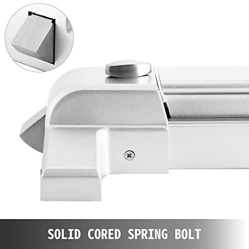 Happybuy Door Push Bar Panic Exit Device With Exterior Lever Commercial Emergency Exit Bar Panic Exit Device For Wood Metal Door Panic Exit Bar With Door Knob (Push Bar With Lever) #TOP3