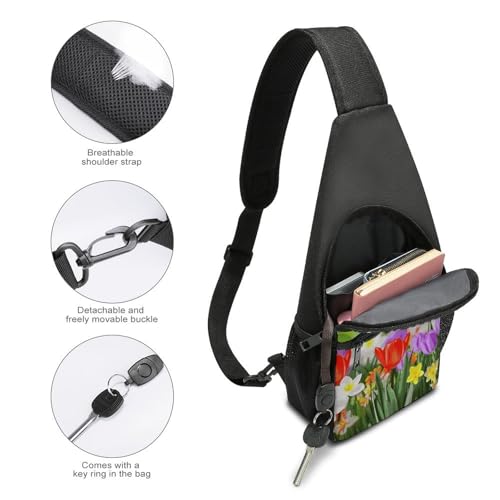 Bolso Sling Casual para Senderismo y Viaje Unisex miniatura 4