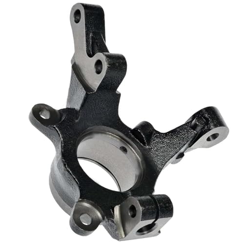 Image of Detroit Axle - Front Right Steering Knuckle for 2007-2017 Dodge Caliber Patriot Compass, Passenger Side Steering Knuckle Assembly 2008 2009 2010 2011 2012 2013 2014 2015 2016 Replacement