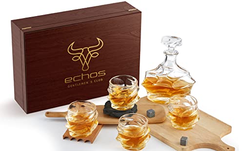 7-Teiliges Whiskeygläser Set | Whiskyset | Whiskey Karaffe Set | Whisky...
