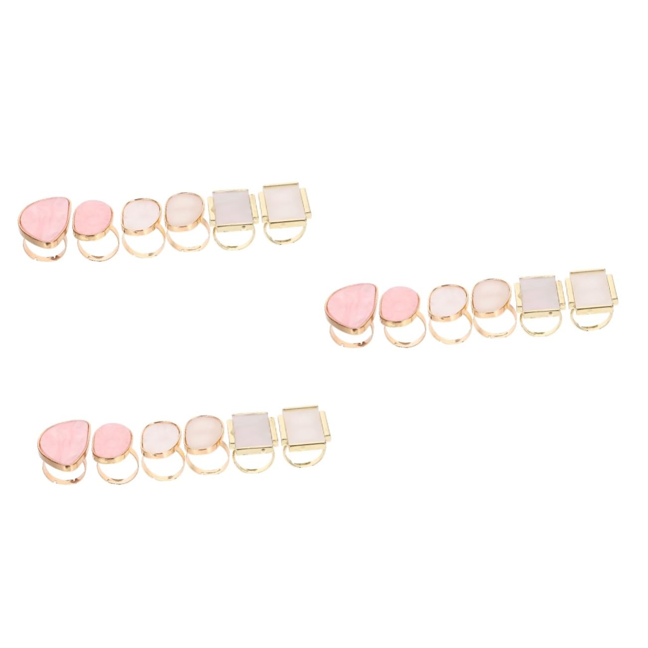 minkissy 18pezzi Palette Per Miscelazione Unghie Resina Per Nail Art e Trucco Professionale Per Miscelare Fondotinta e Pigmenti Design Ergonomico e Facile Da Pulire