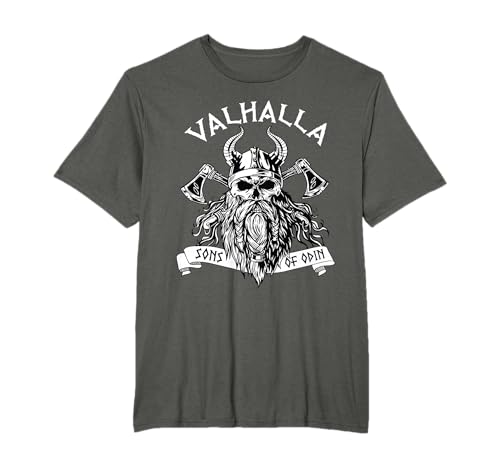 Viking Camiseta Hijos de Odín Valhalla Camiseta