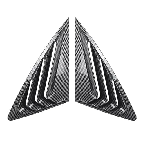 Cache-perceuse de custode arrière en carbone pour vitres Audi Q3