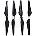 Produktbild KEESIN 9450 Selbstsichernde Propeller Carbon Propeller Props Blade für Phantom 2 Phantom 3 2 Paar (Schwarz-Silber)