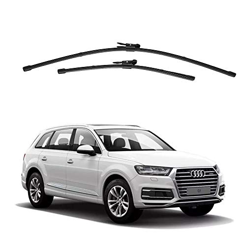Image of Oshotto Frameless (O.E.M Type) Wiper Blades Compatible with Audi Q7 Old 2006-2014 (26 inch / 26 inch)
