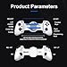 MAGIC BLOCK Mobile Gaming Controller with Hall Effect Joysticks, Multi-Platform Wireless Game Controller, 1500mAh, BT 5.2, Turbo/Macro, Dual Vibration (Black)