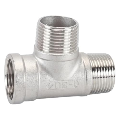 Raccord en T 3 voies inox anti fuite pour modification circuit eau cuisine et salle de bain