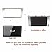 weevoo Electronic 9 Inch Car Radio Replacement Compatible Wih Toyota Camry Solara 2006-2009 Double Din Stereo Adapter Car DVD Frame Audio Fascia Panel Dash Install Kit