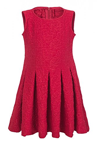 Robe fille rose motif chic aux finitions haute qualité