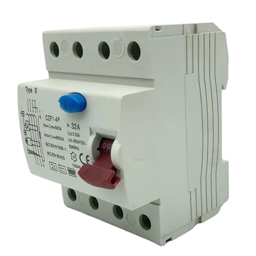 Disjoncteur différentiel type B 4 pôles 32a 30ma 400v ELCB pour borne recharge