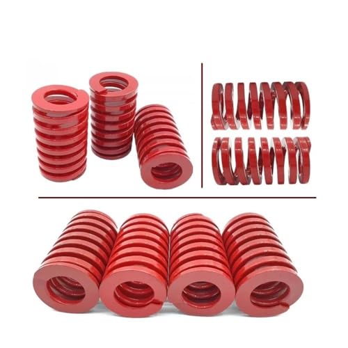 Amortisseur arriere moto double ressort de compression spirale rouge de levage - 5