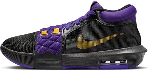 nike lebron purple and yellow