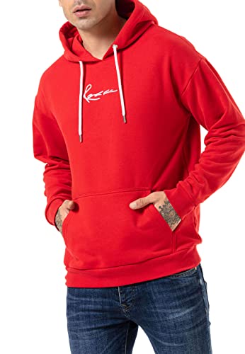 Redbridge Hoodie Signed Kapuzen-Pullover Sweatshirt Rot L