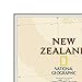 National Geographic New Zealand Wall Map - Executive (23.5 x 30.25 in) (National Geographic Reference Map)