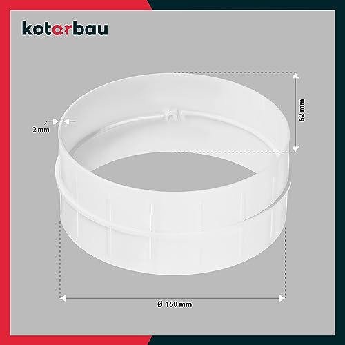 KOTARBAU® Raccordo per tubo di ventilazione