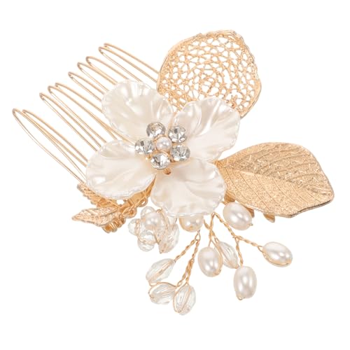 PAMINGONO サイド コーム ヘア コーム 女の子用 ヘア コーム 花嫁用 女の子用 ヘッドピース 花嫁用 ヘッドピース 結婚式用 ヘア サイド コーム 女性用 ヘア コーム アクセサリー 女性